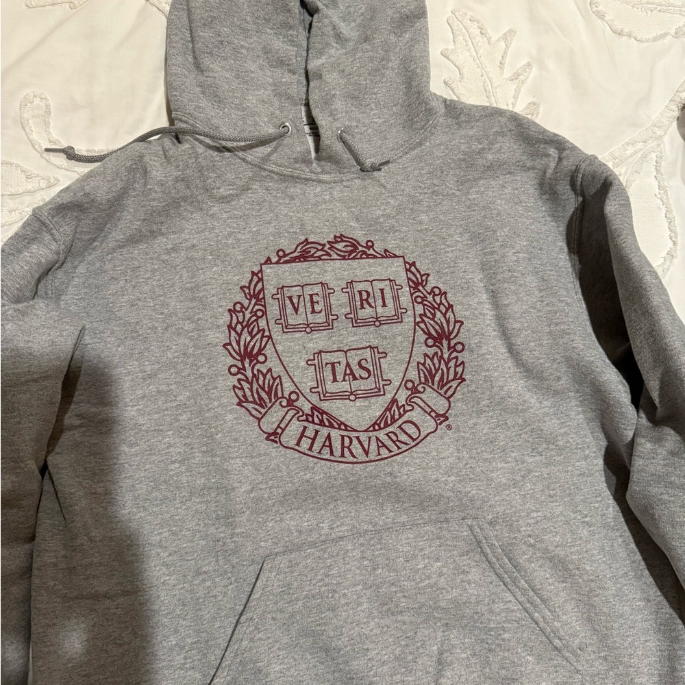 Harvard Gray Hoodie Sweater